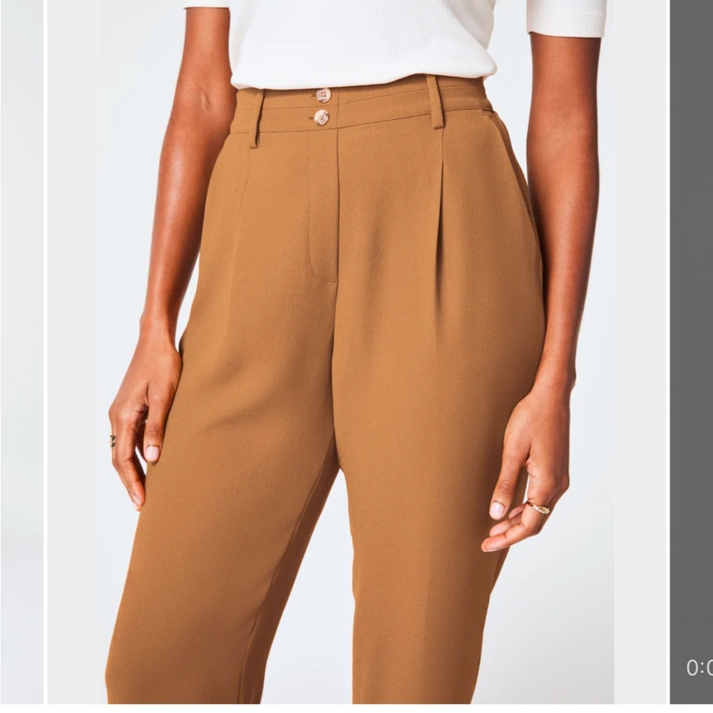 SPANX® Carefree Crepe Tapered Ankle Pant - Picture 2 of 4